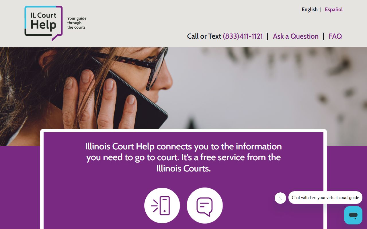 Illinois Court Help portal for family court records assistance